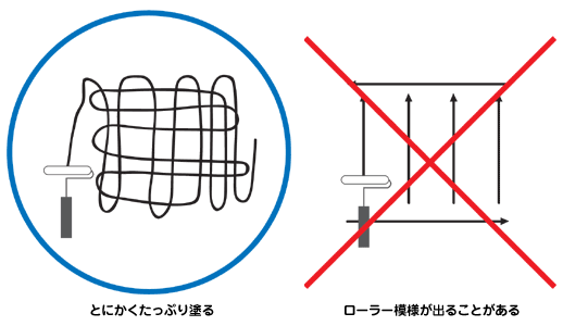 あんしんシーラーはとにかくたっぷり塗る