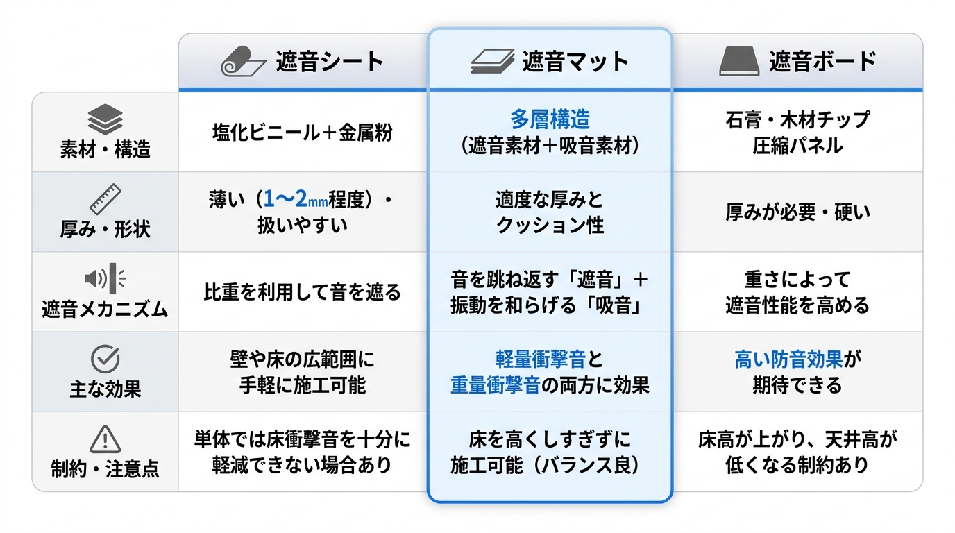 床用遮音材