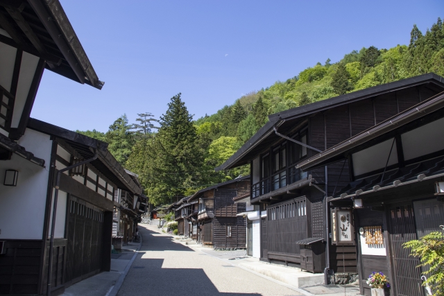 古民家のある風景