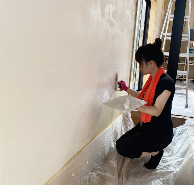 珪藻土塗り壁の施工方法