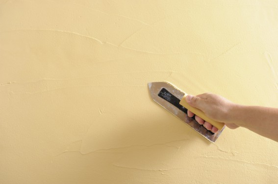 漆喰壁は、平滑な仕上げが多い