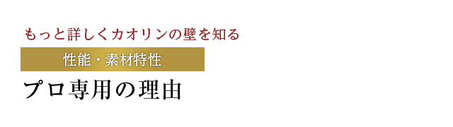 プロ専用の理由