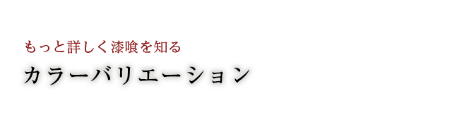 カラーバリエーション